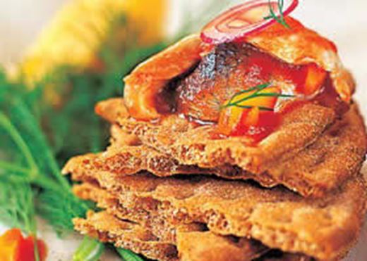 recipe image Sherry-haring met knäckebröd