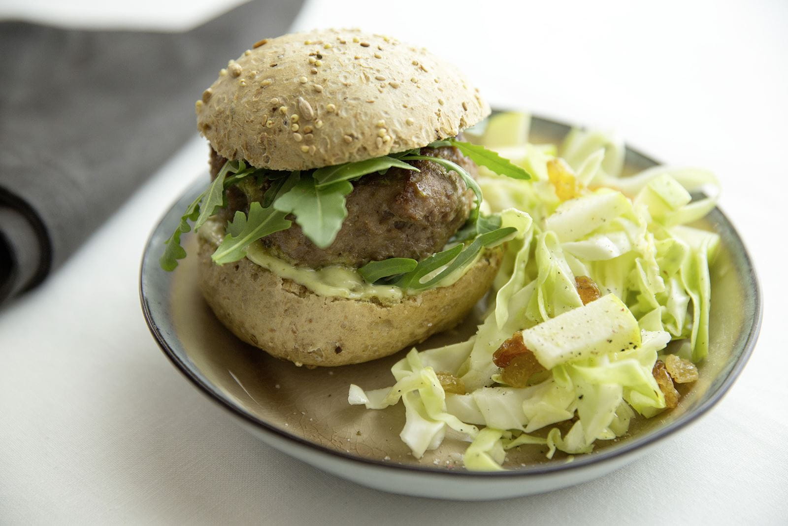 recipe image Hamburger met spitskoolslaatje