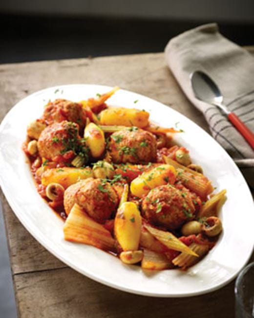 recipe image Potée aux boulettes et sauce tomate au xérès