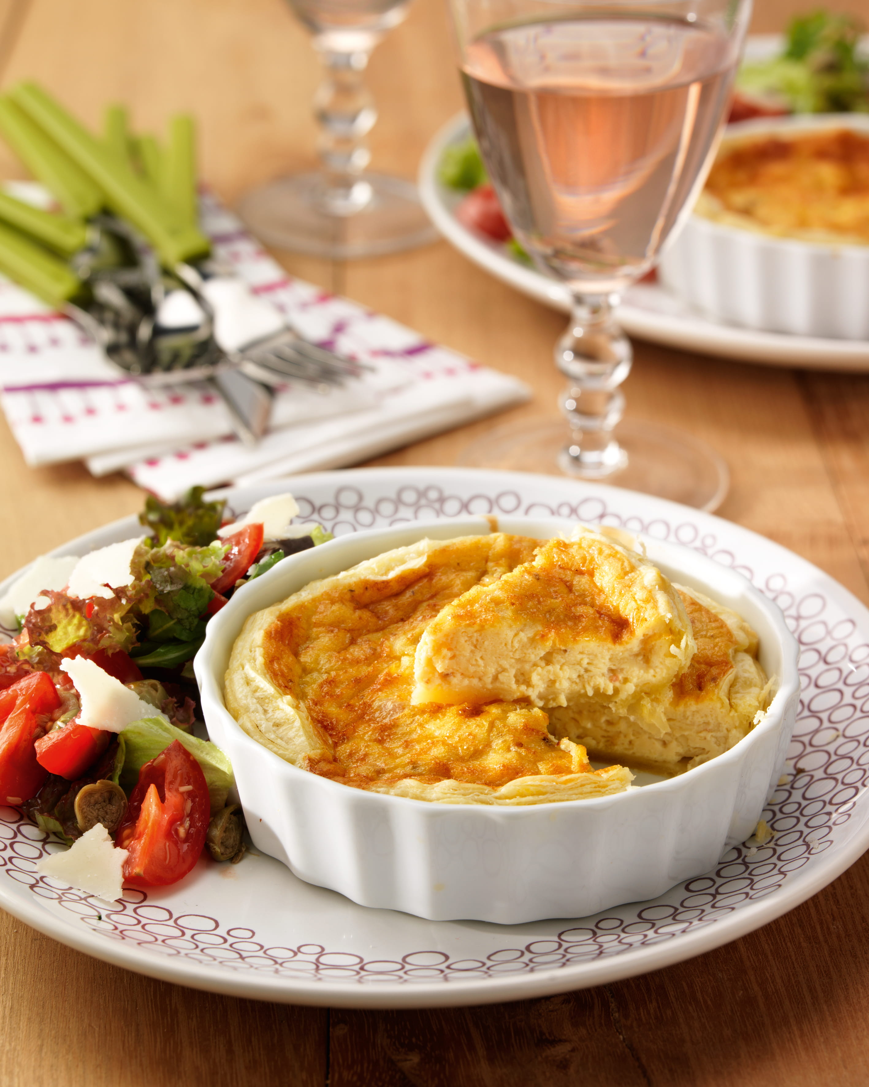 recipe image Quiches Carbonara épicées au parmesan