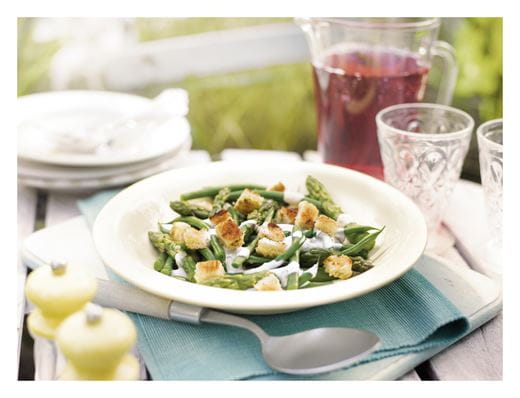  Salade d’asperges et de haricots verts
