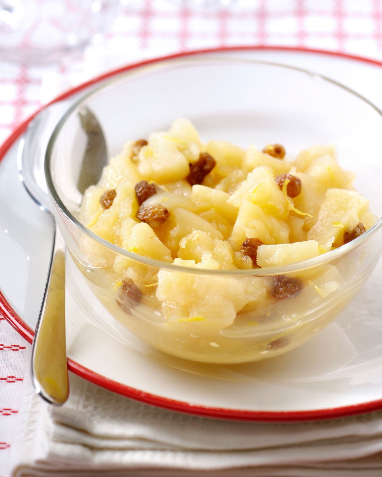 recipe image Compote de pommes aux raisins secs