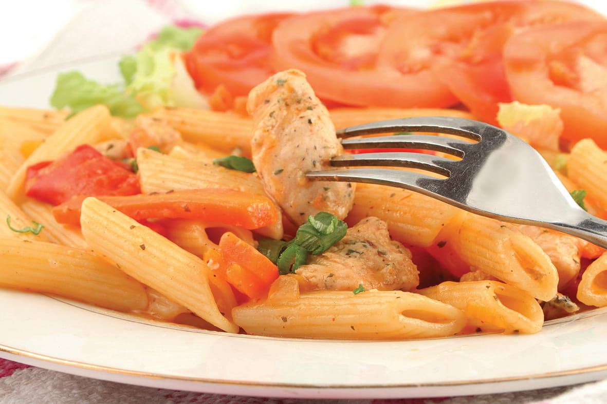 recipe image Pâtes au poulet