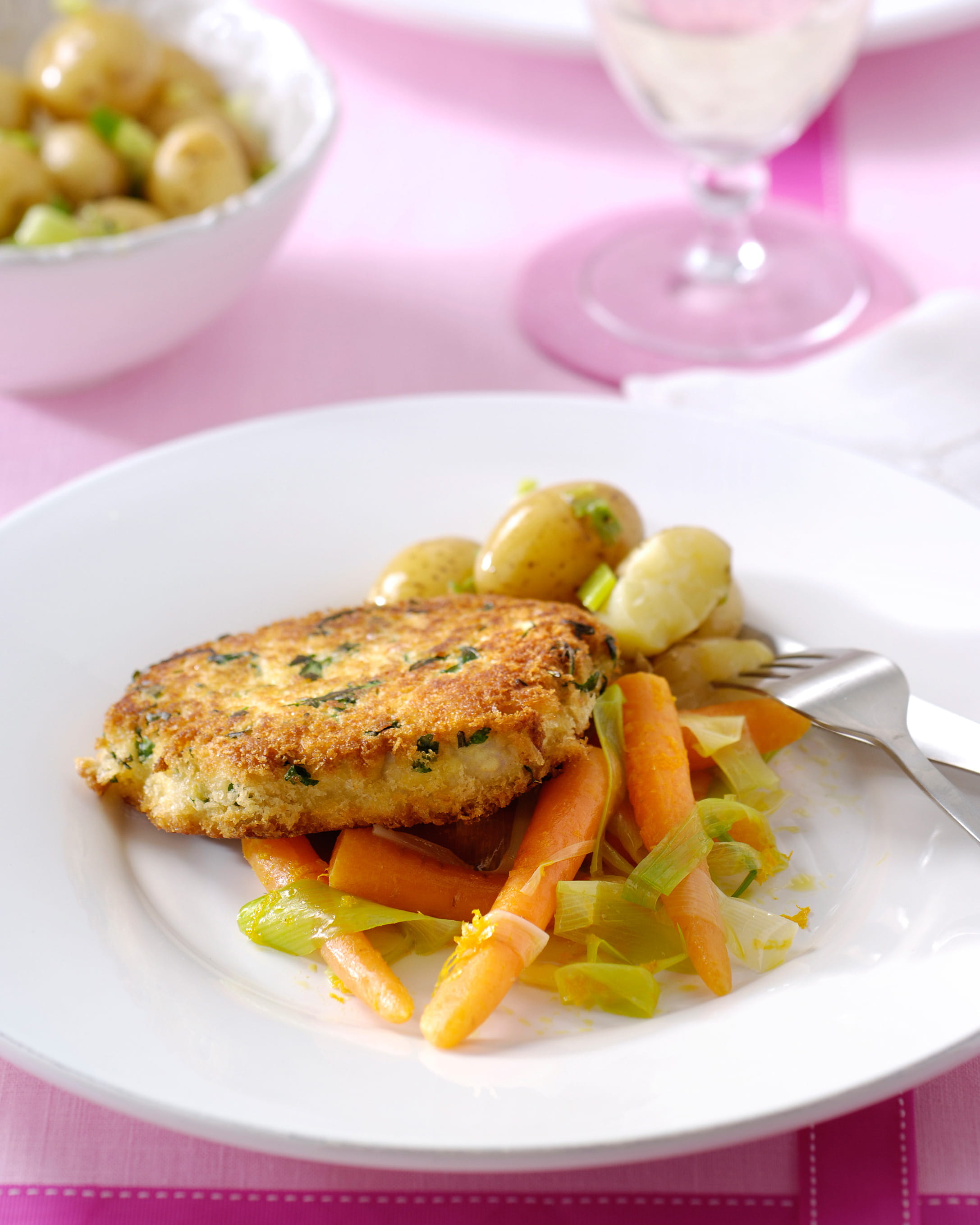 recipe image Biftecks croustillants de filet de veau