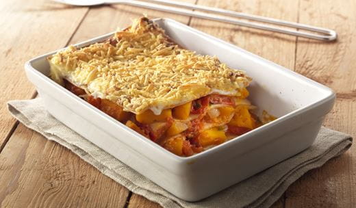 recipe image Lasagne de potiron, tomates et fromage