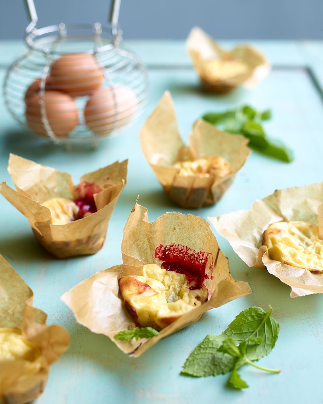 recipe image Tarte au fromage, citron vert et menthe