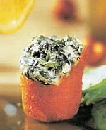 recipe image Amuse-bouche: croquettes aux epinards et au chèvre