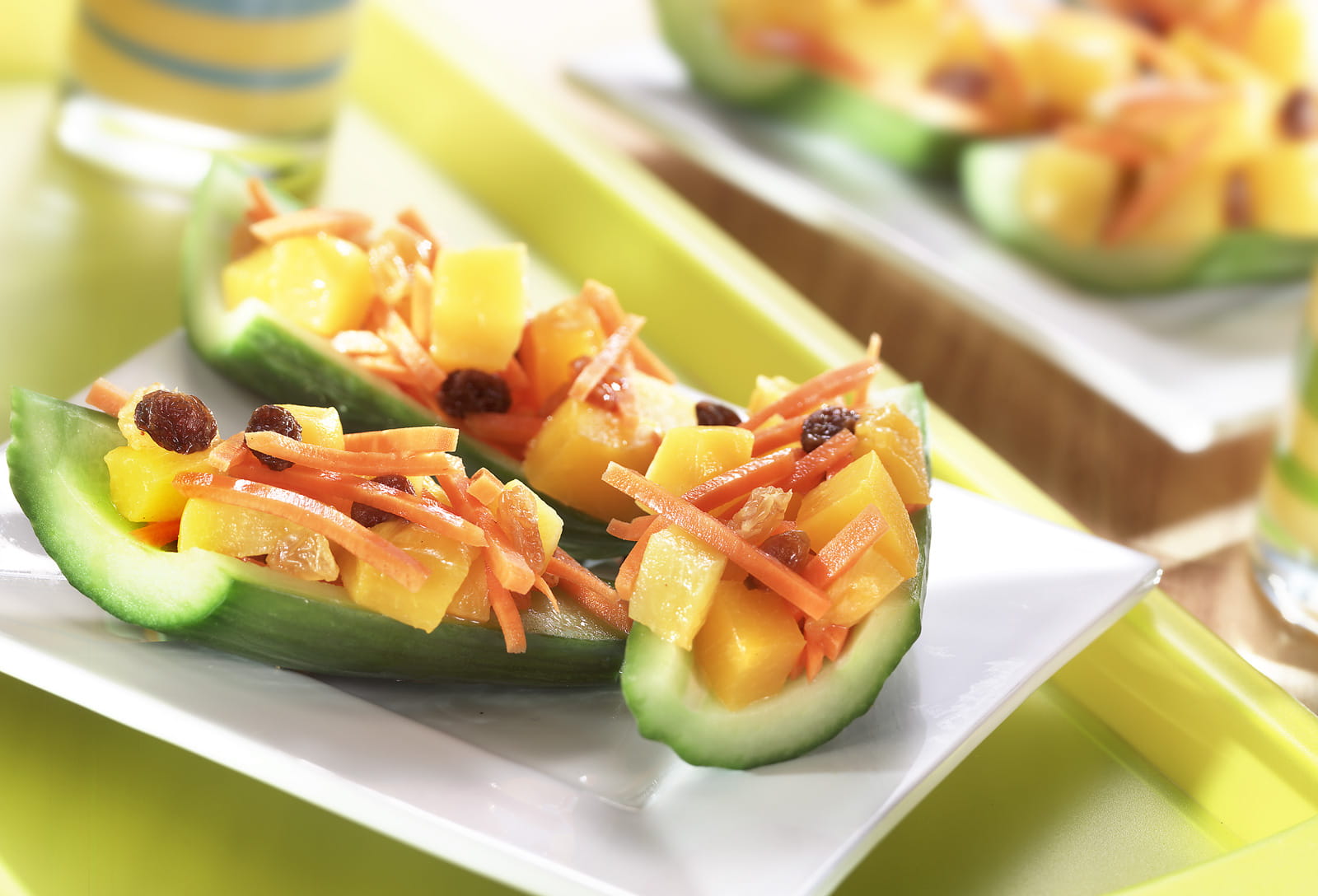 recipe image Barquettes de concombre