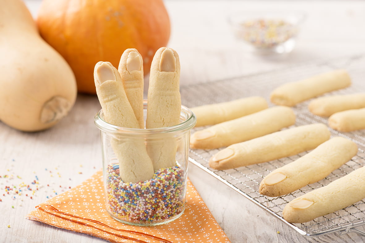 recipe image Doigts effrayants en biscuit