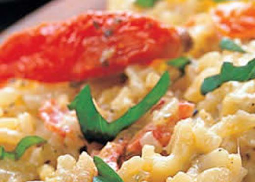 recipe image Risotto aux tomates séchées et à la mozzarella