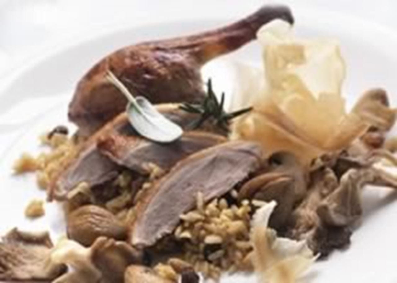 recipe image Canard farci au riz et aux fruits secs