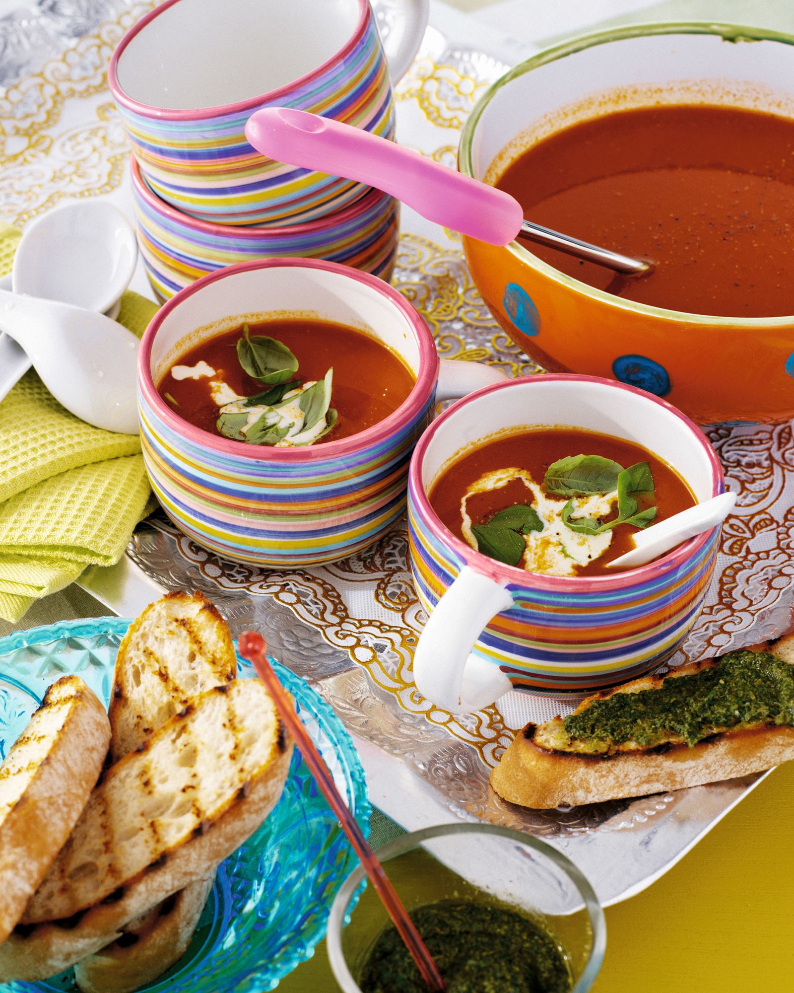 recipe image Soupe de tomates fraîches