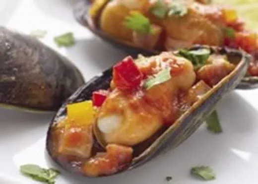 recipe image Moules aux tomates