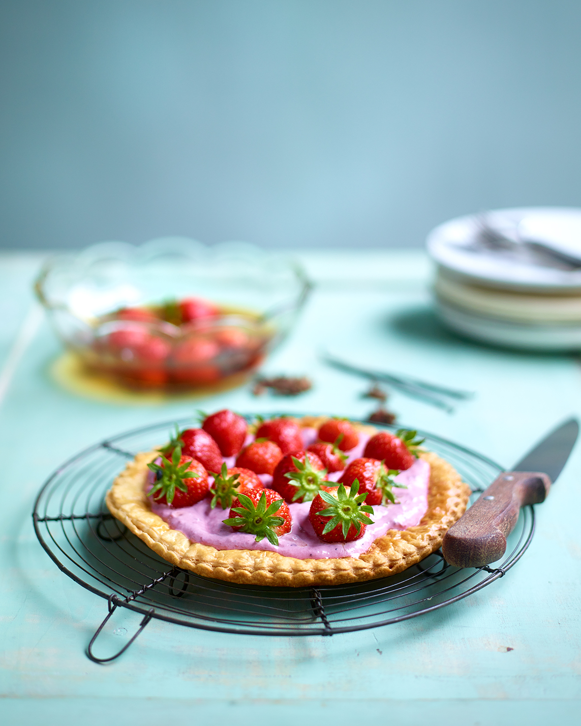 recipe image Gâteau de fruits aux fraises et fruits des bois