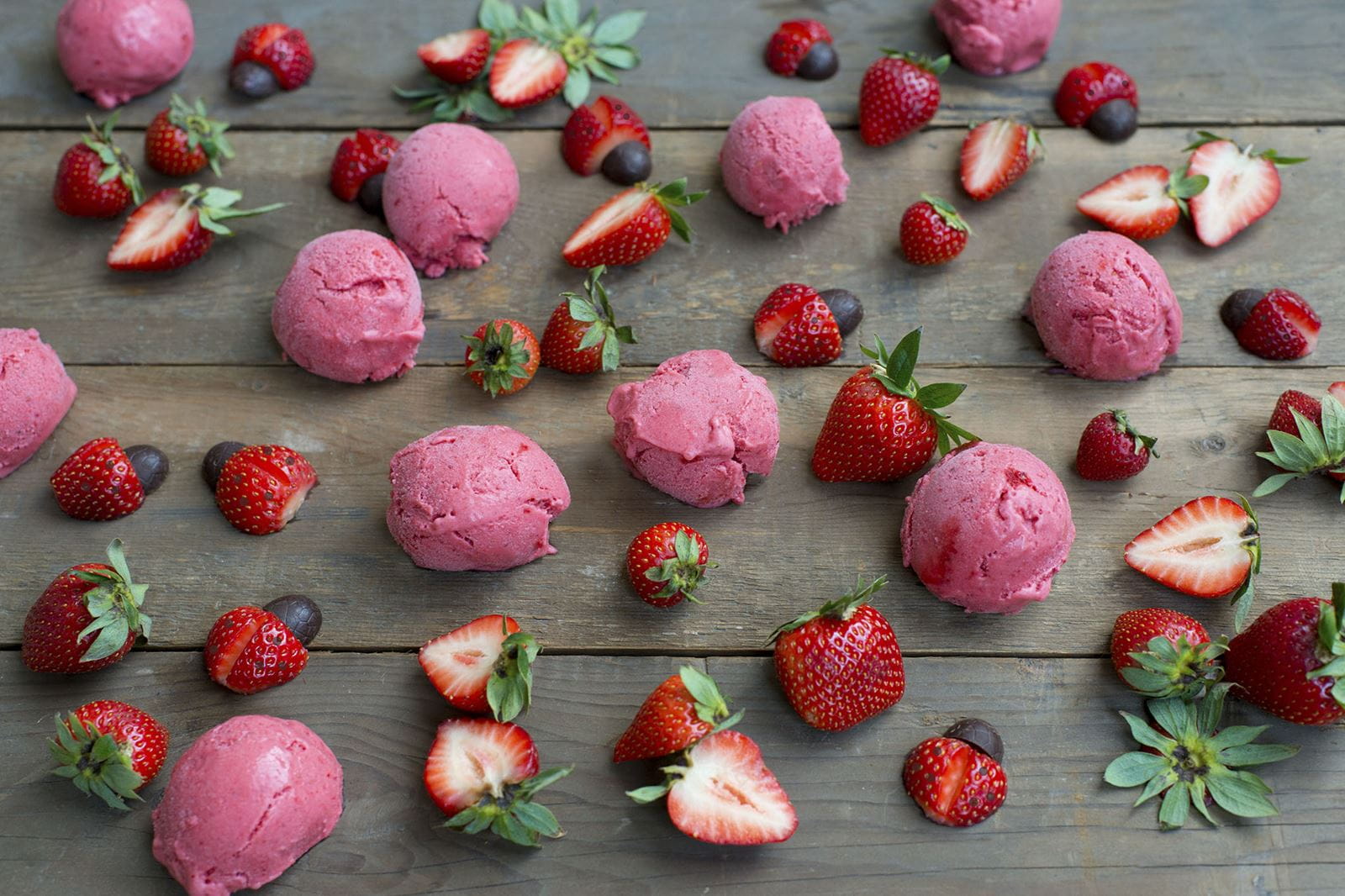 recipe image Glace à la fraise