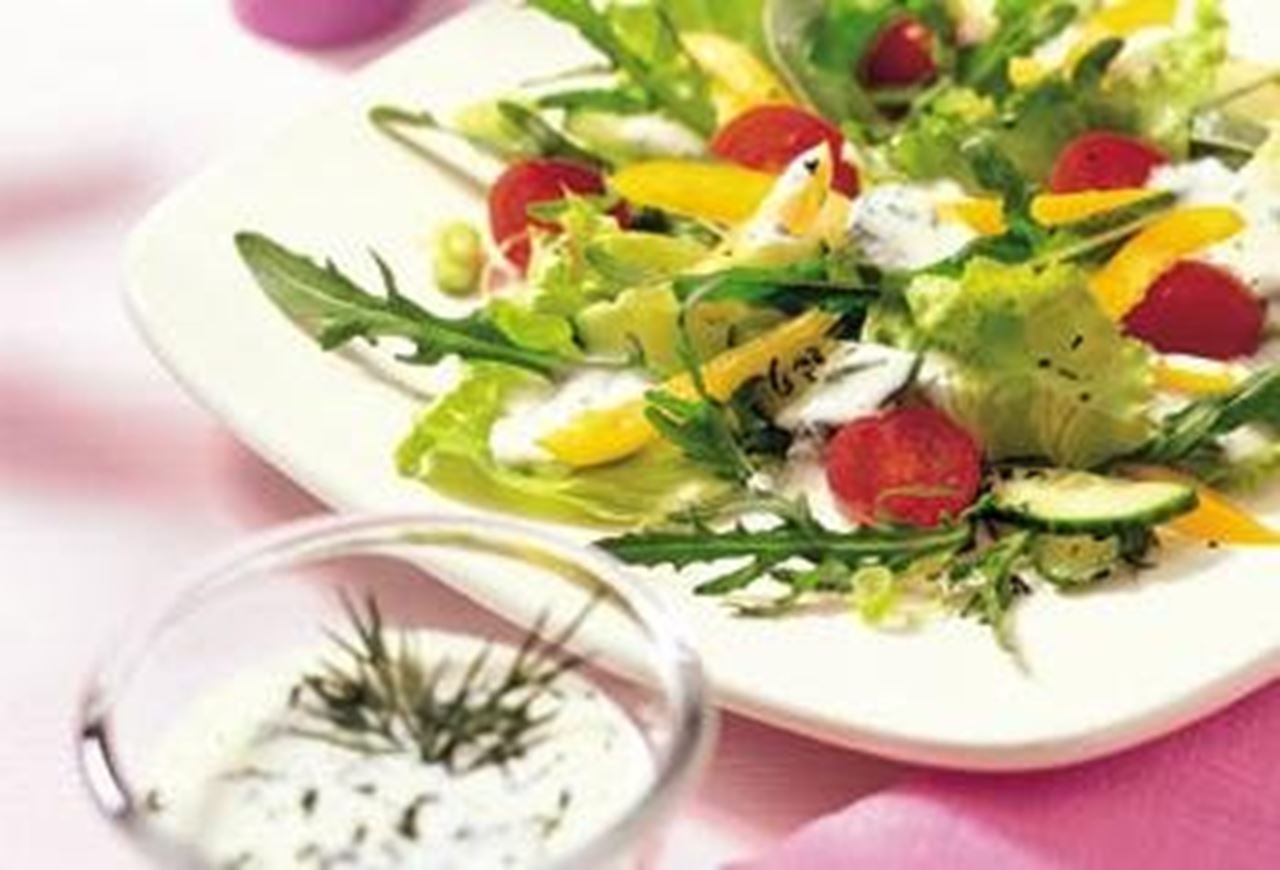 recipe image Salade aux fines herbes