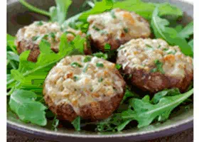 recipe image Portobello farci - champignons bruns farcis