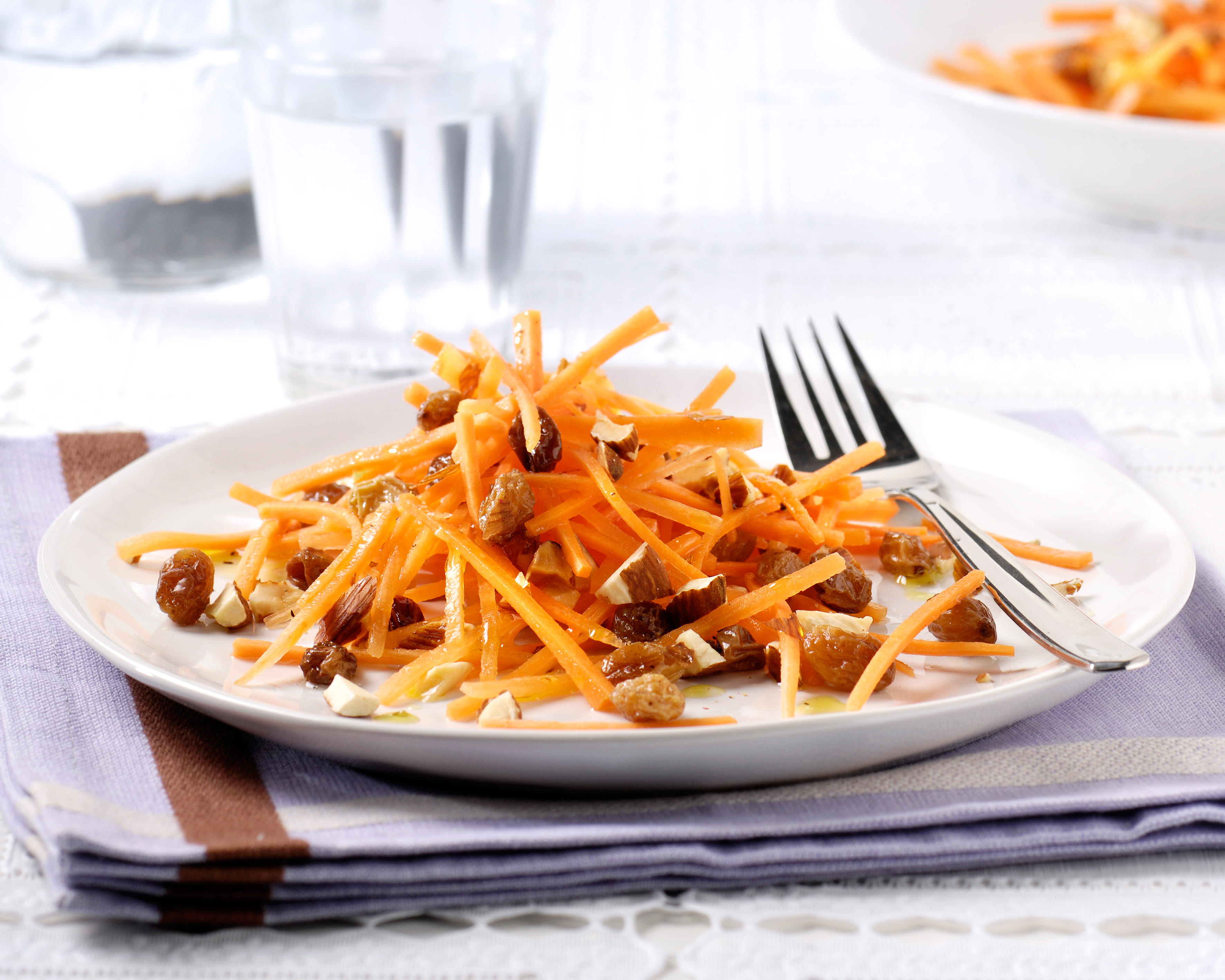 recipe image Salade de carottes aux raisins secs