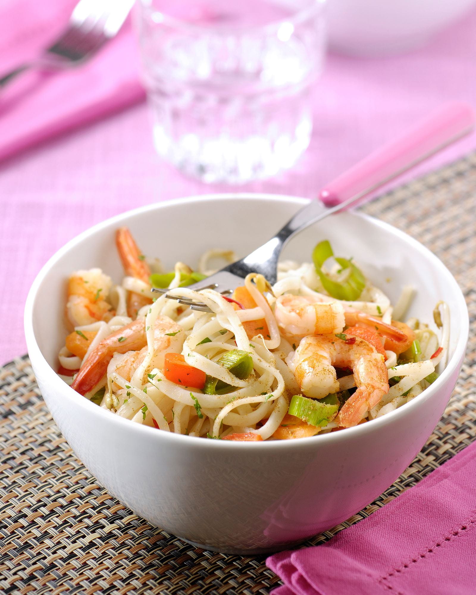 recipe image Bami aux crevettes