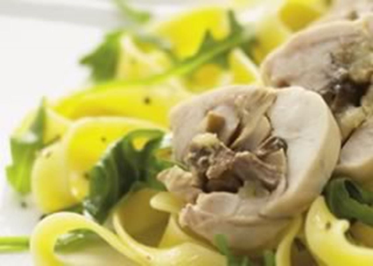 recipe image Filet de poulet farcis aux champignons