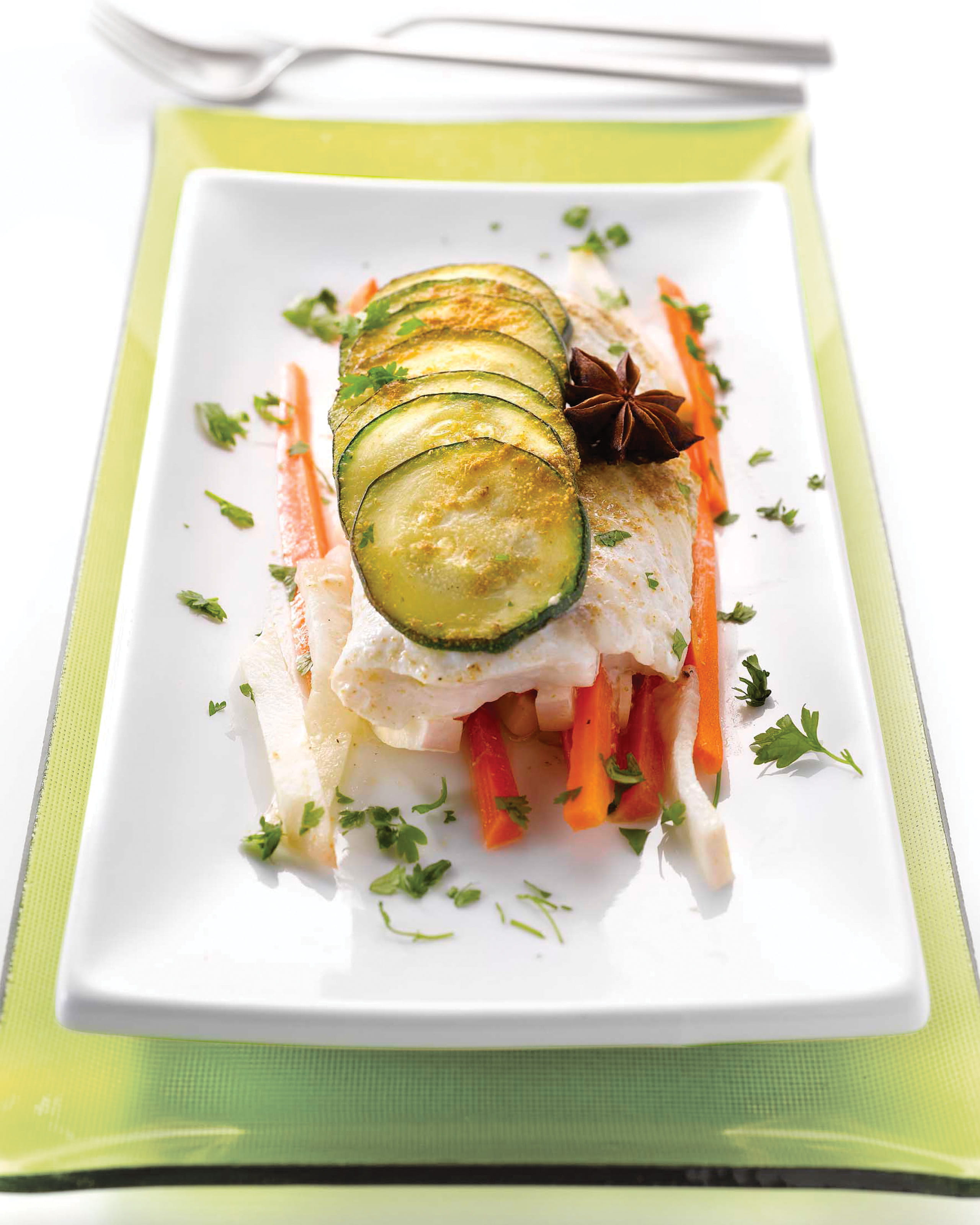 recipe image Papillote de cabillaud au cumin