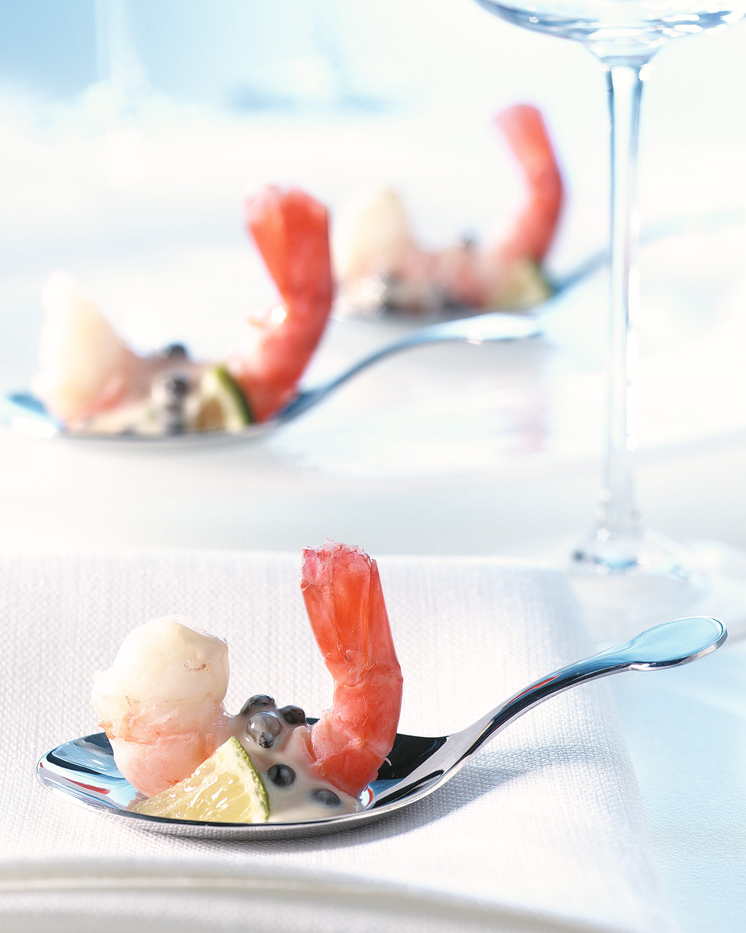 recipe image Gambas au poivre vert