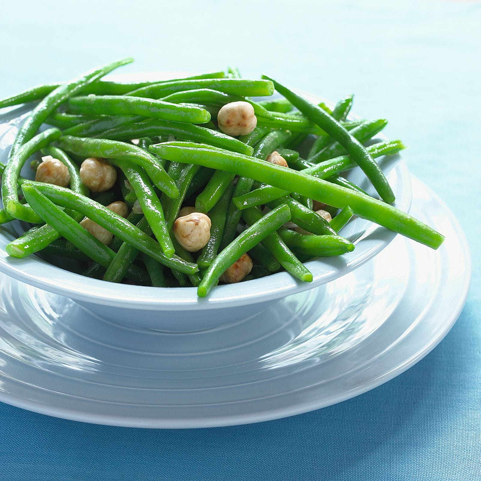 recipe image Haricots verts aux noisettes