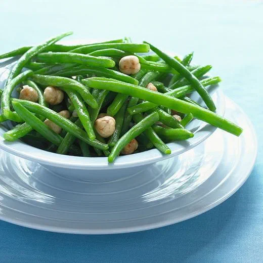 recipe image Haricots verts aux noisettes