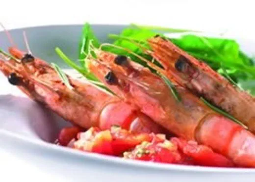 recipe image Gambas cuites au fondant de tomates