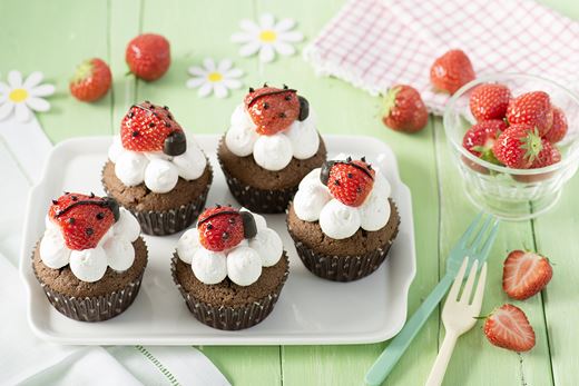 recipe image Cupcakes Coccinelles