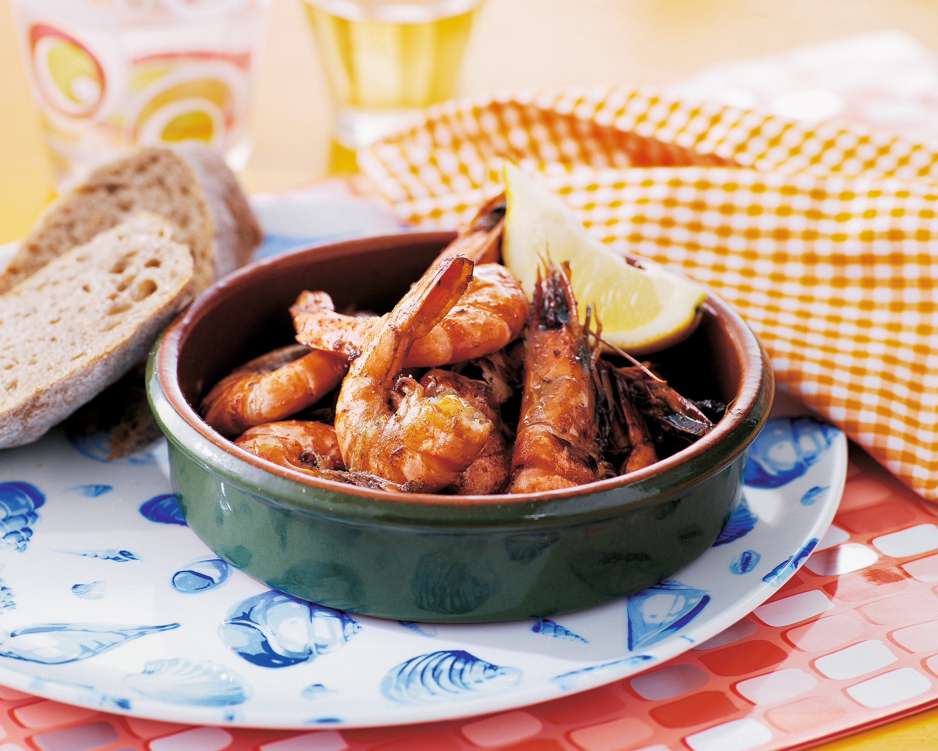 recipe image Crevettes flambées
