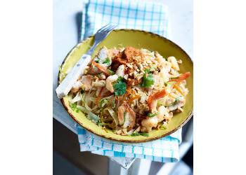 recipe image Nouilles de riz asiatiques, style pad thaï
