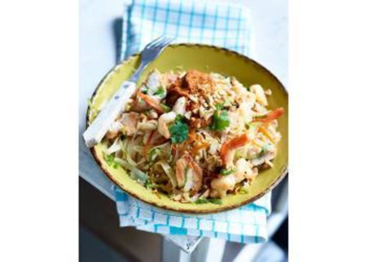 recipe image Nouilles de riz asiatiques, style pad thaï