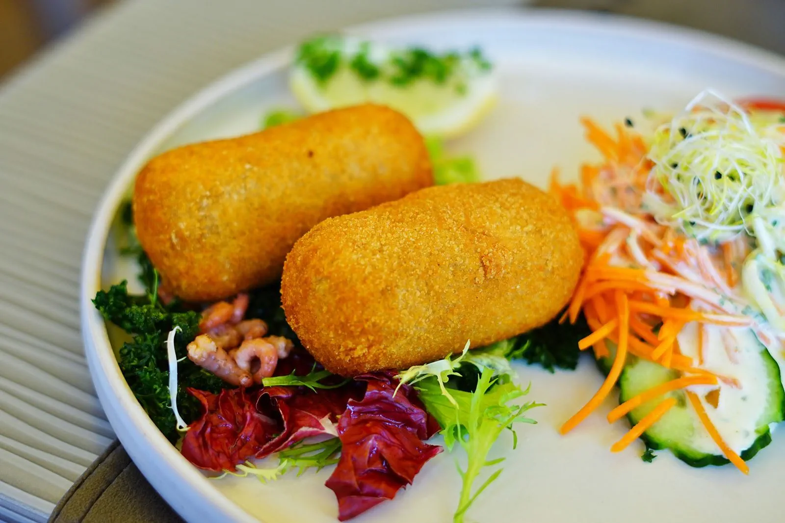 recipe image Croquettes aux crevettes