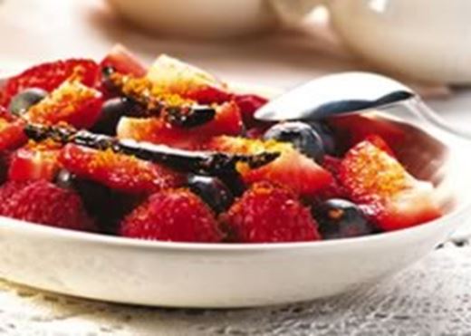 recipe image Fruits rouges marinés