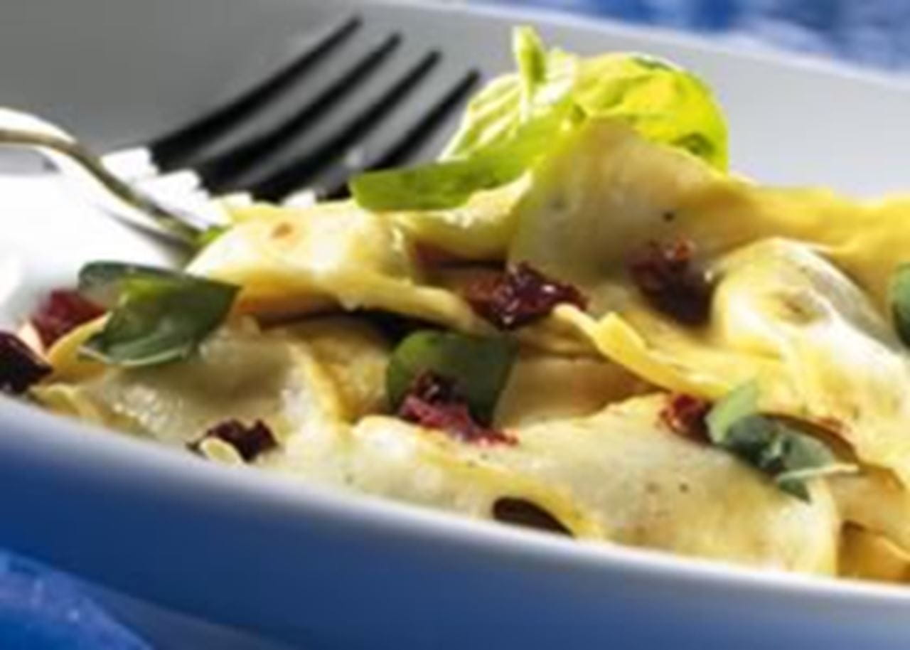 recipe image Raviolis aux trois fromages
