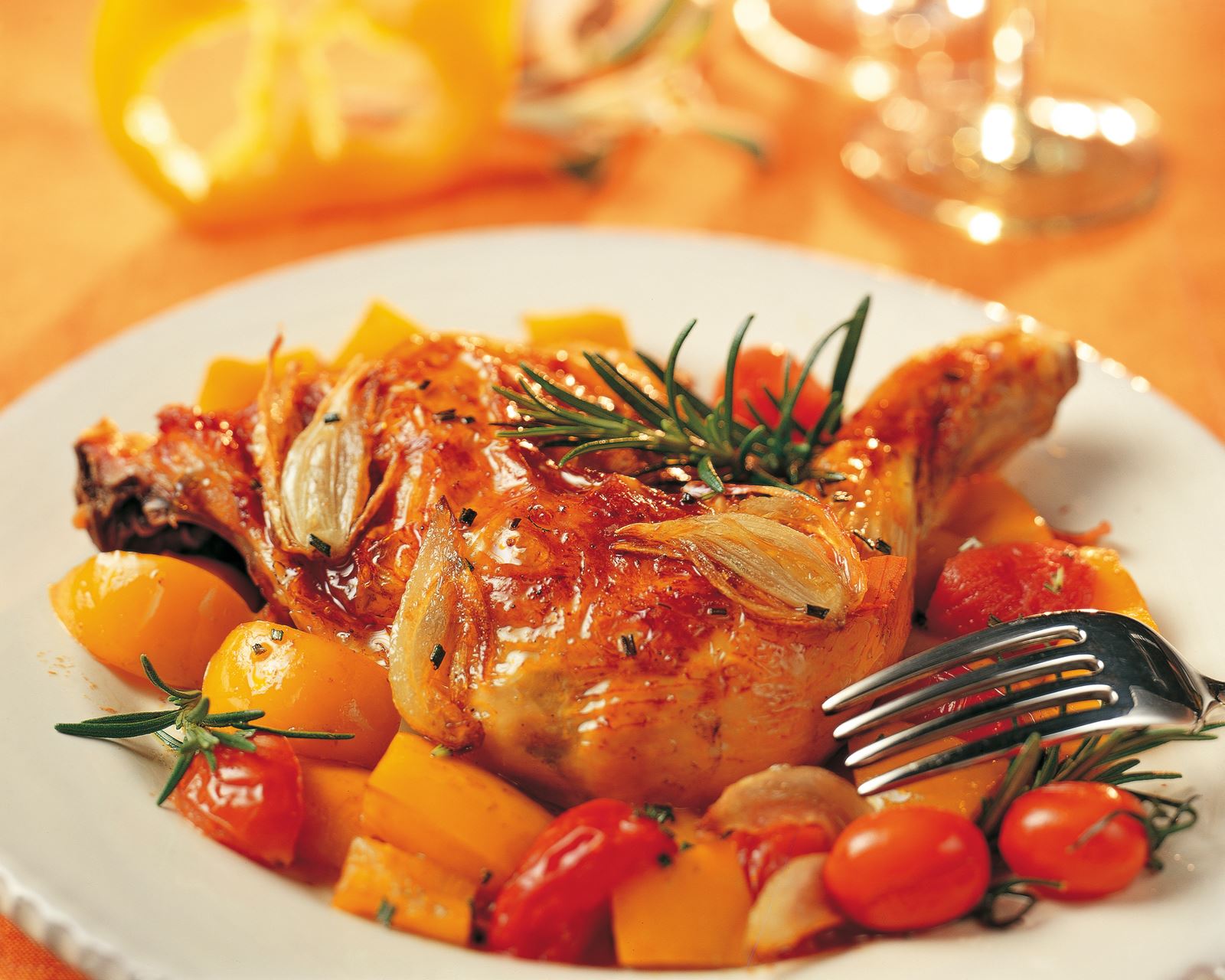 recipe image Poêlée de poulet et de légumes