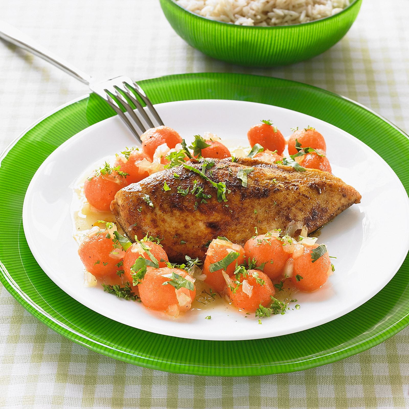 recipe image Filet de poulet et carottes aigres-douces