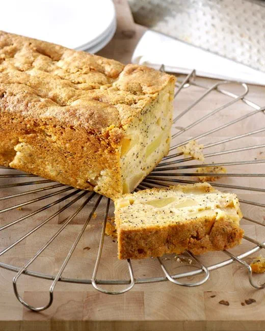 recipe image Cake aux pommes avec graines de pavot
