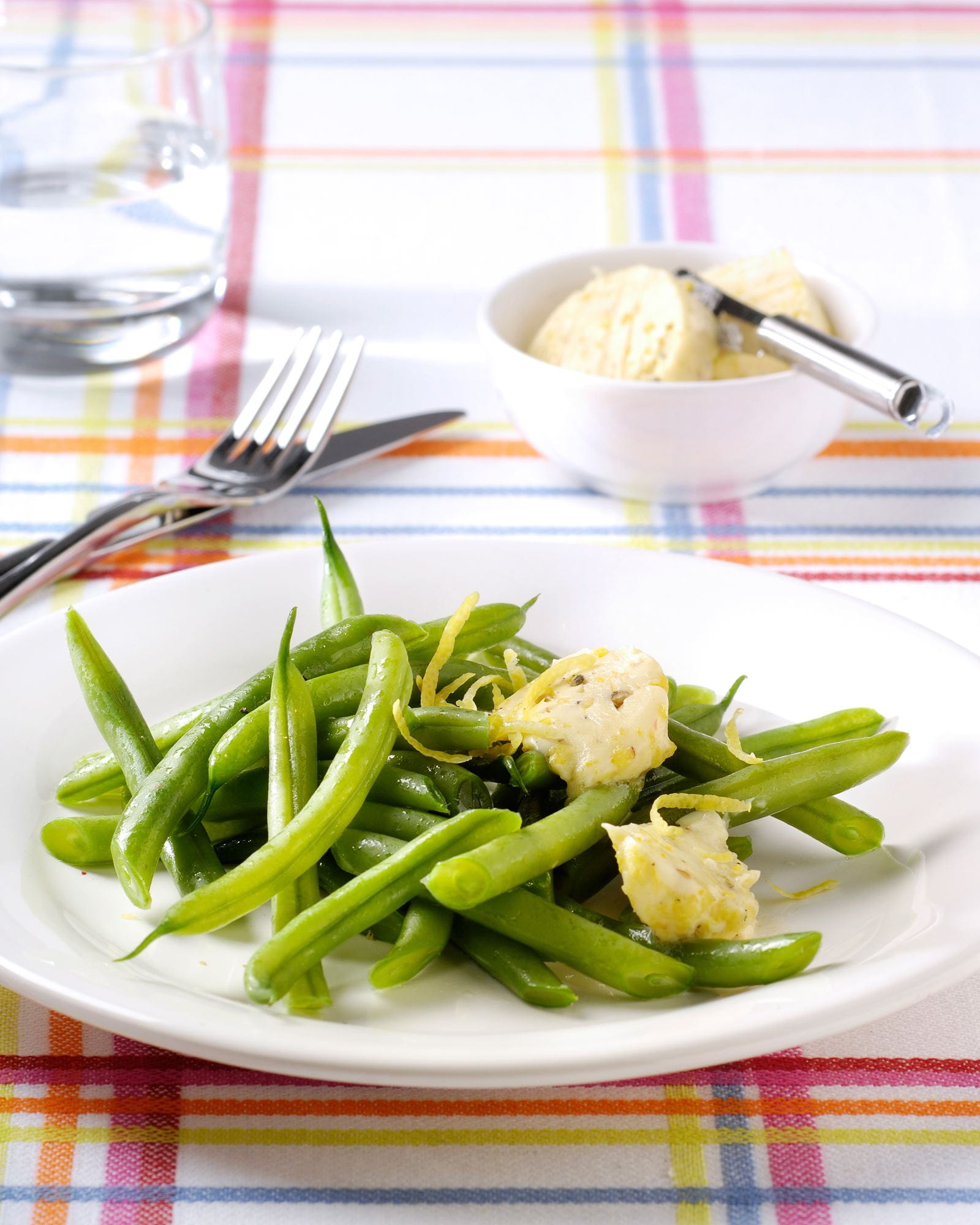 recipe image Haricots verts au beurre citronné