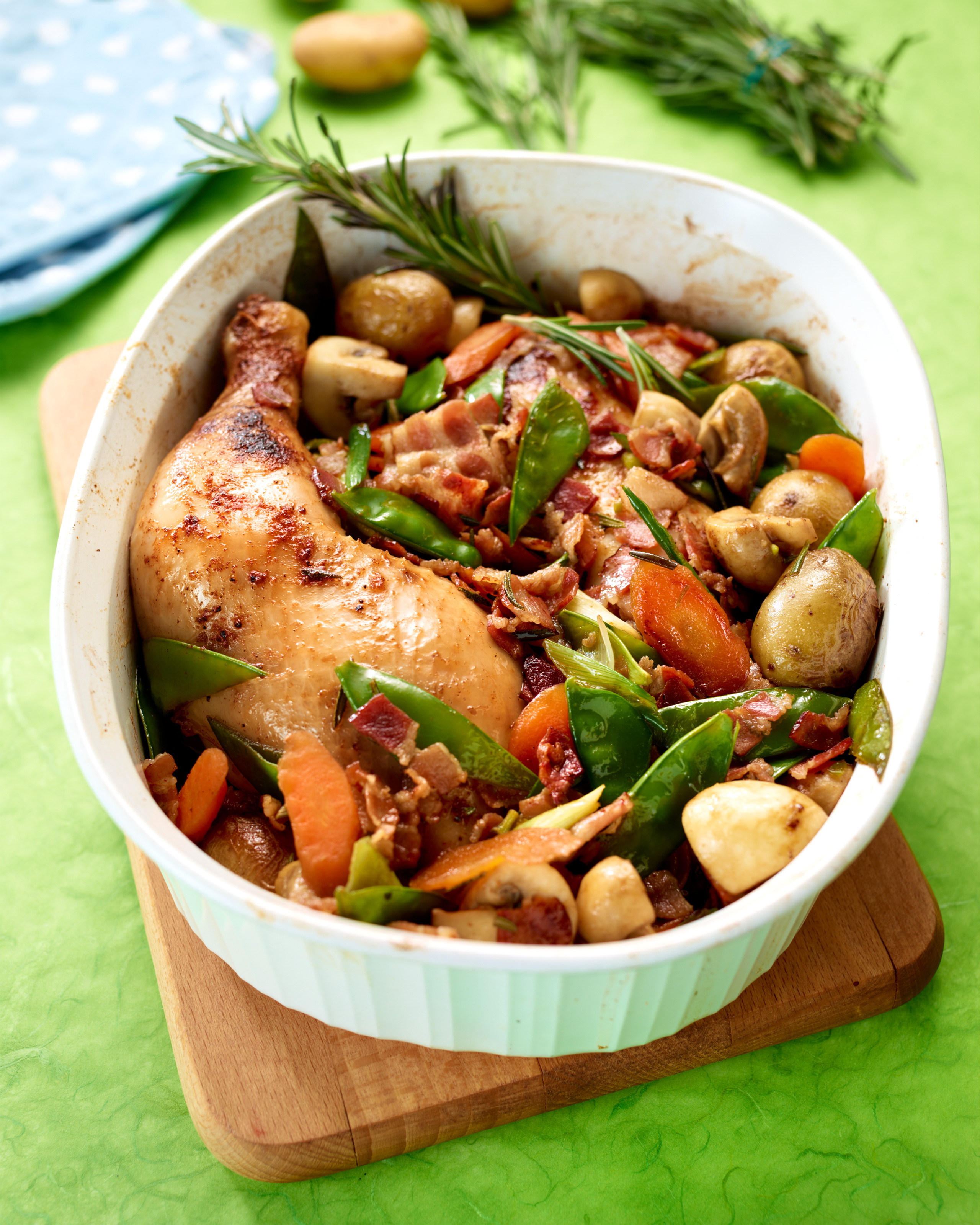 recipe image Poulet rôti « bonne femme »