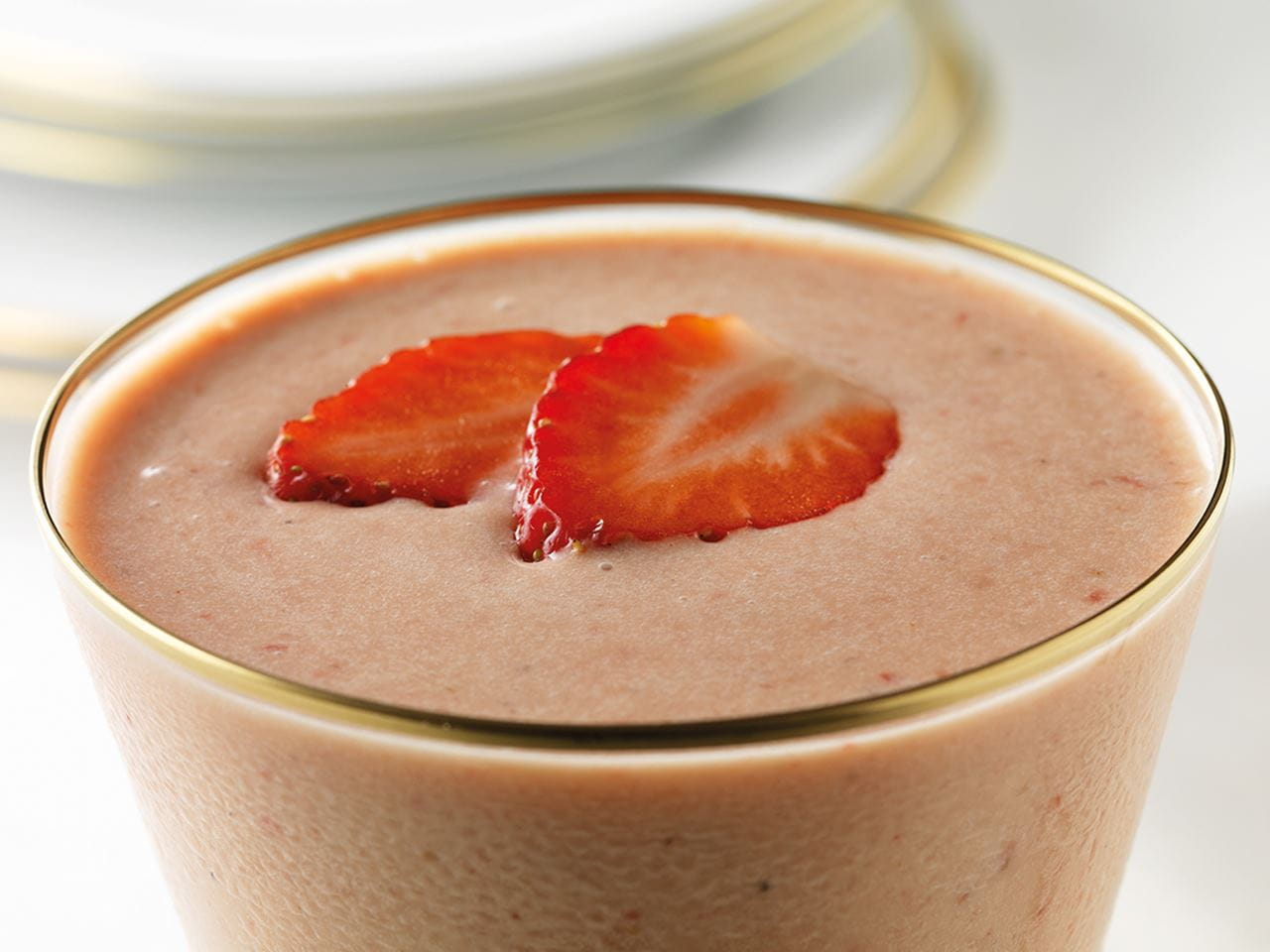 recipe image Smoothie crémeux à la fraise