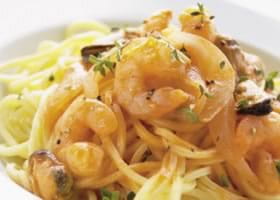 recipe image Spaghettis aux fruits de mer