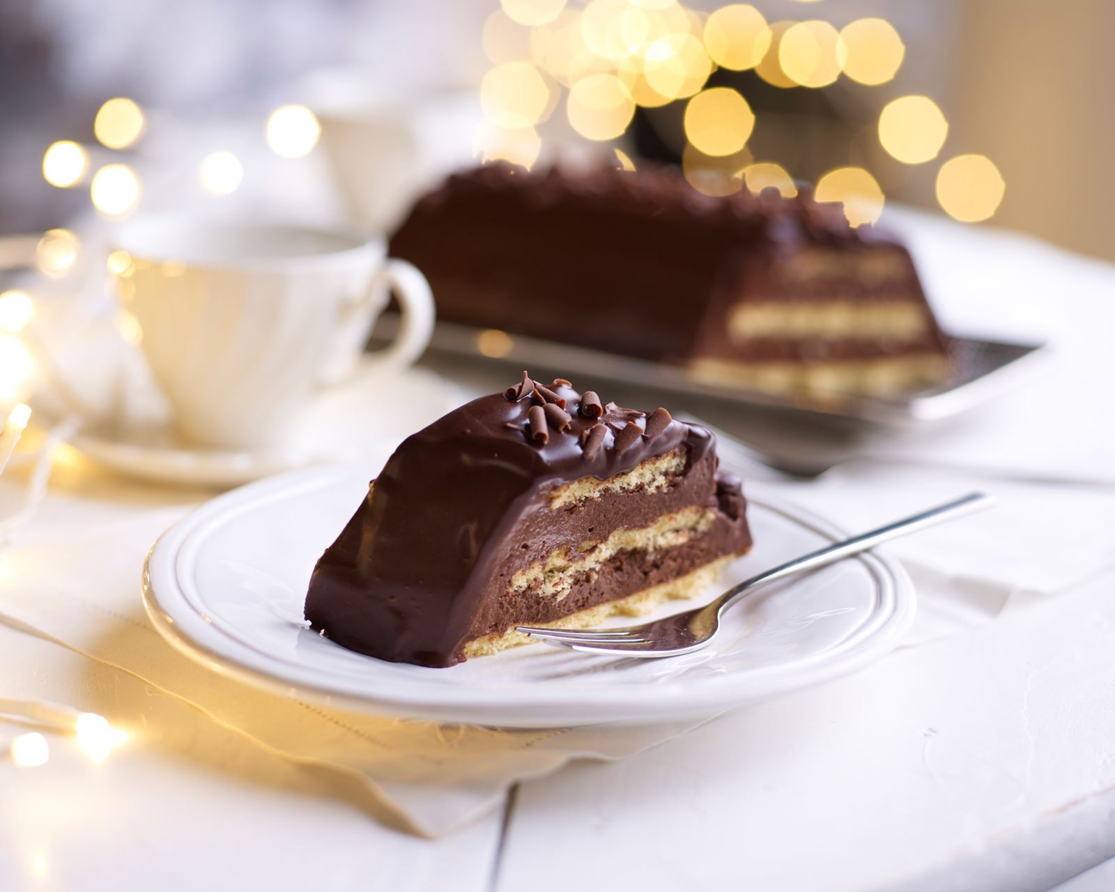 recipe image Bûche de Noël au chocolat