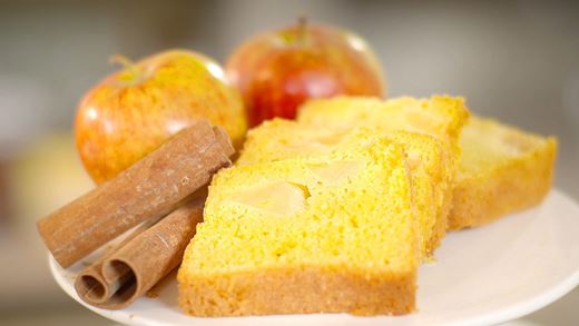 recipe image Cake aux pommes à la cannelle
