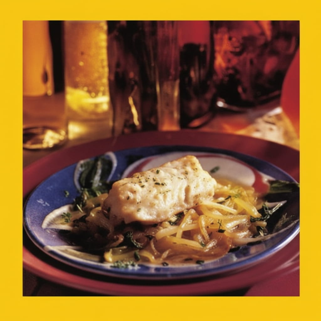 recipe image Cœur de cabillaud mariné aux chicons