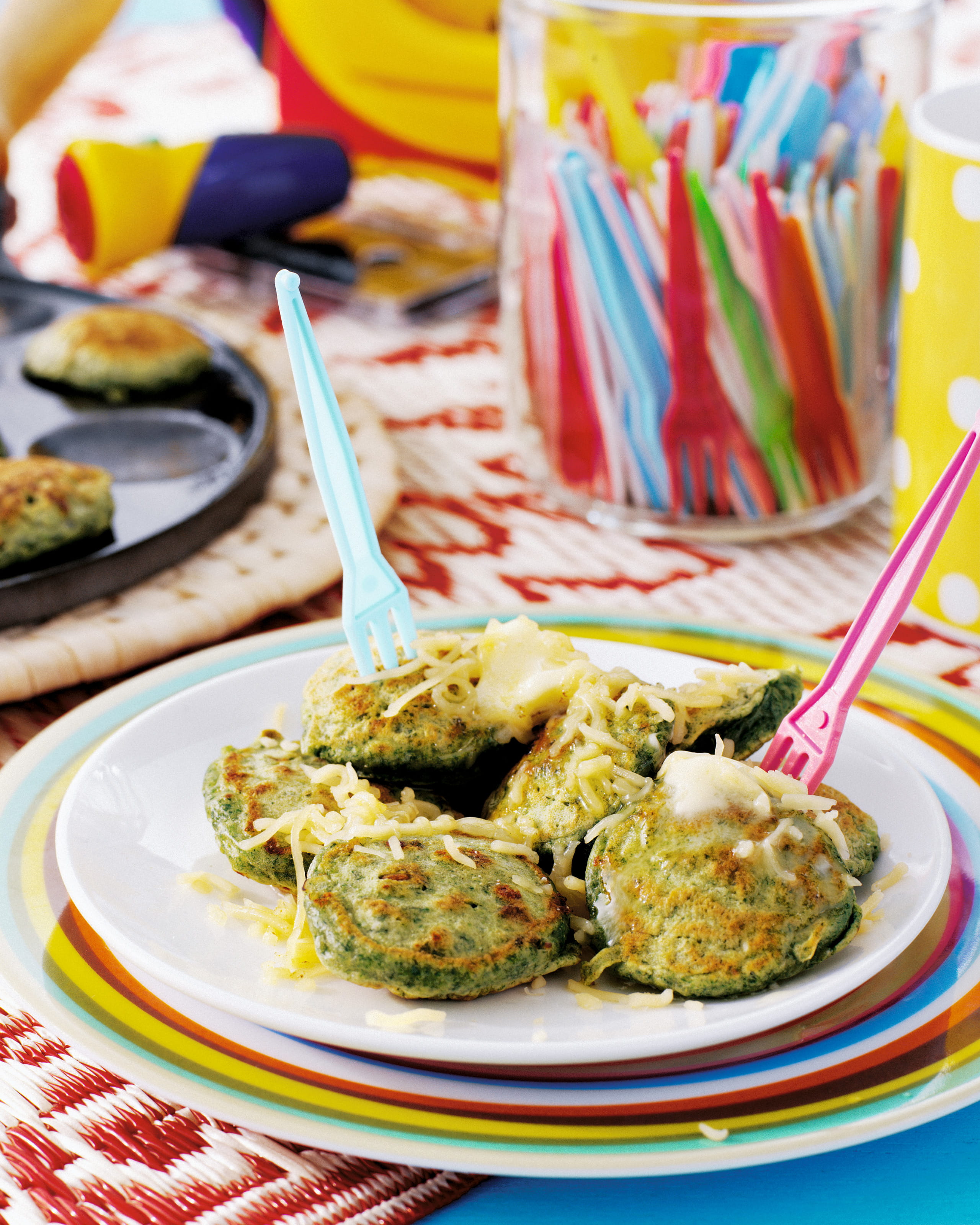 recipe image Petits blinis aux épinards