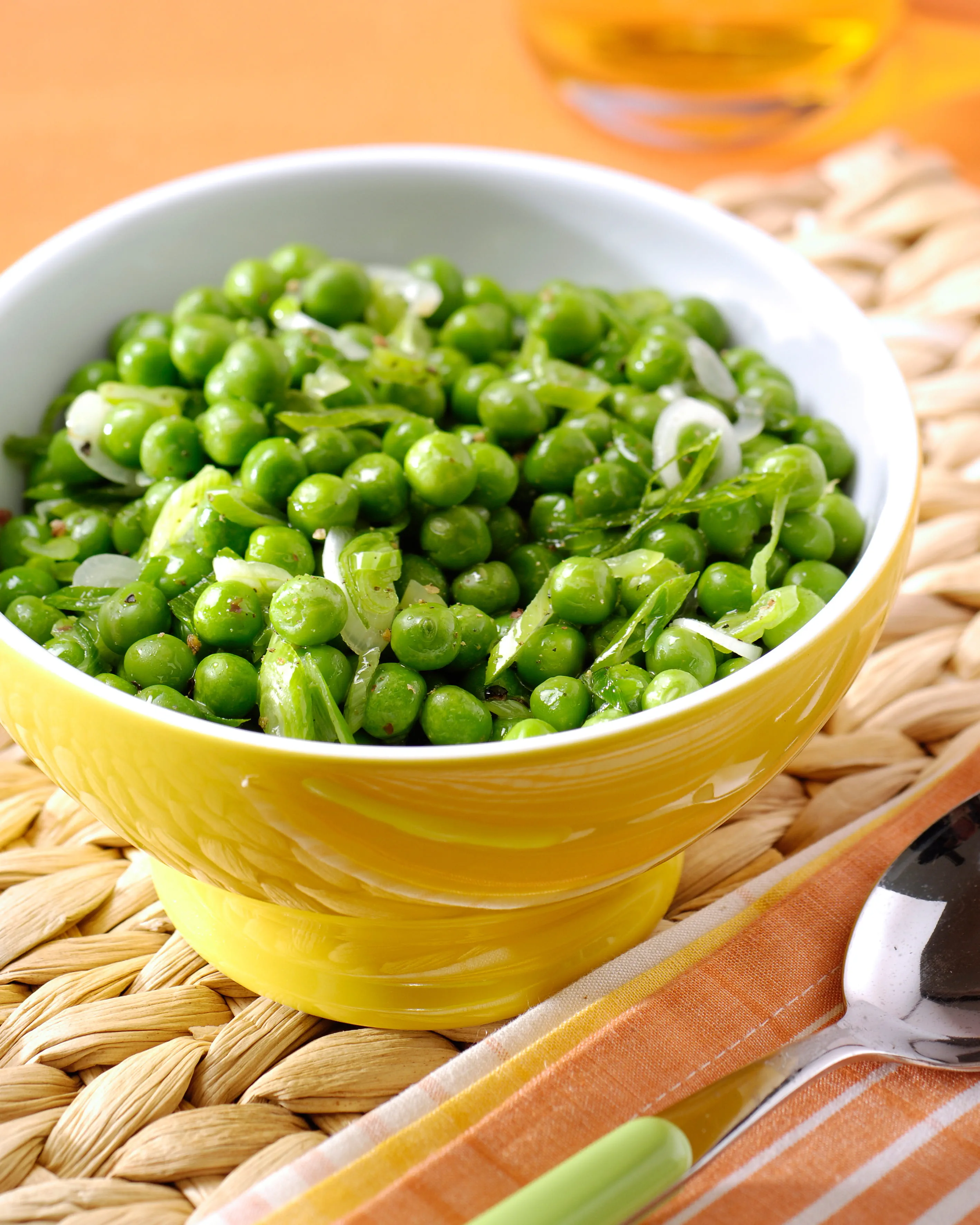 recipe image Petits pois aux oignons de printemps