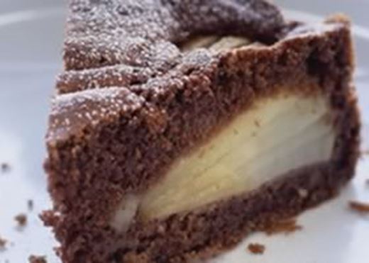 recipe image Gâteau au chocolat et aux poires