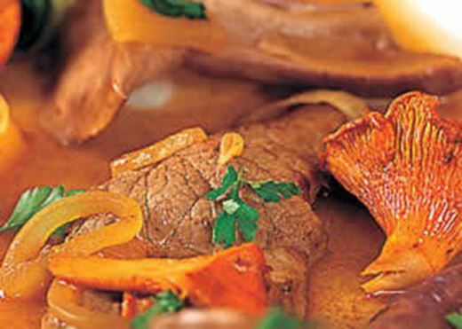 recipe image Pot-au-feu de champignons des bois au bœuf